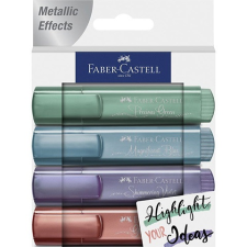 Faber-Castell : 1546 Metál szövegkiemelő készlet 4db-os szett filctoll, marker