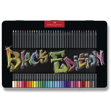 Faber-Castell Black Edition fémdobozban, 36 színben színes ceruza