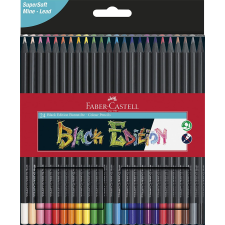 Faber-Castell Black Edition Háromszögletű színes ceruza készlet (24 db / csomag) színes ceruza