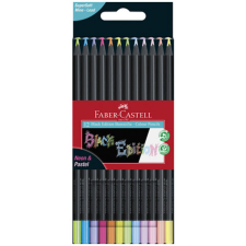Faber-Castell : Black Edition Pastel színes ceruza szett 12db-os színes ceruza