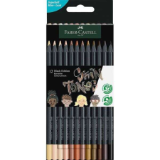 Faber-Castell Black Edition színesceruza készlet - Bőrszínek - 12 darabos színes ceruza