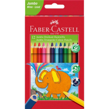 Faber-Castell Buntstifte dreikant Jumbo 5.4mm 12er Karton (116501) ceruza