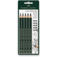 Faber-Castell Castell 9000 Jumbo, hatszögletű - 5 keménységű készlet (119397) ceruza