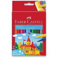 Faber-Castell Castle round, 12 szín, 12 szín filctoll, marker