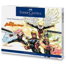 Faber-Castell Comic Illustration filctoll, szett 15 db (4005401671954) filctoll, marker