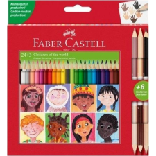 Faber castell Faber-Castell: 24+3 Darabos Színes Ceruza Szett (25694) színes ceruza