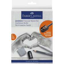 Faber-Castell Faszén vázlat szett 8db AG- natúr faszén 114006 ceruza