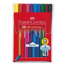 Faber-Castell Filctoll FABER-CASTELL Grip 10db-os készlet filctoll, marker