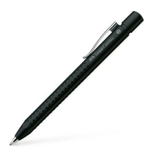 Faber-Castell Golyóstoll, 0,35 mm, nyomógombos, FABER-CASTELL Grip-2011, metál fekete (TFC144187) toll