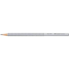 Faber-Castell Grip 2001 háromszögletű ezüst H grafitceruza (FABER-CASTELL_FC117011) ceruza
