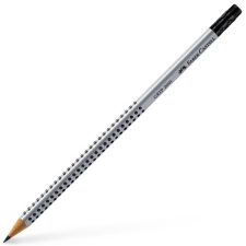 Faber-Castell : Grip grafit ceruza radírral B ezüst ceruza