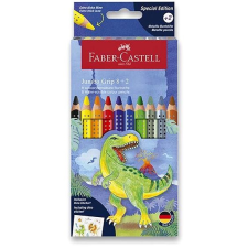 Faber-Castell Grip JUMBO, 10 színben színes ceruza