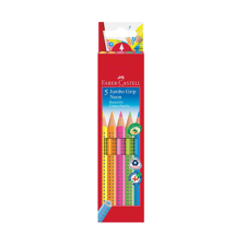 Faber-Castell : GRIP Jumbo Neon színesceruza készlet - 5db színes ceruza
