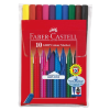 Faber-Castell Grip színes kimosható filctoll 10db-os szett - Faber-Castell