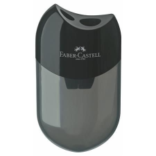 Faber-Castell Hegyező, kétlyukú, tartályos, FABER-CASTELL, fekete hegyező