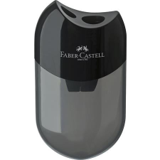 Faber-Castell Hegyező, kétlyukú, tartályos, FABER-CASTELL, fekete hegyező