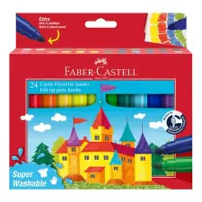 Faber-Castell Jumbo Filctoll Készlet – 24 db-os „Kastély” szett filctoll, marker
