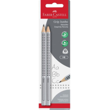 Faber-Castell Jumbo Grip Háromszögletű "HB" Grafitceruza készlet (2 db / csomag) (111992) ceruza