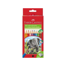 Faber-Castell : Jumbo színesceruza szett hegyezővel 10db-os színes ceruza