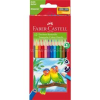 Faber-Castell Junior Papagáj 12 db háromszögletű színes ceruza készlet hegyezővel (FABER-CASTELL_FC120523)