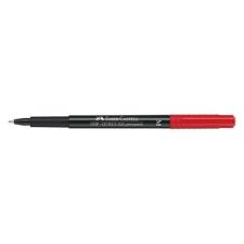 Faber-Castell Marker Faber-Castell permanent S piros filctoll, marker