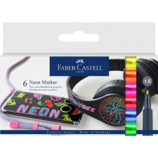 Faber-Castell Neon Marker 6er Kartonetui (160806) filctoll, marker