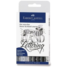 Faber-Castell Pitt Artist Pen Hand Lettering filc, 9 db-os készlet filctoll, marker