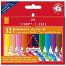 Faber-Castell Plastic Colour Grip Jumbo pasztellkréták, 12 szín ceruza