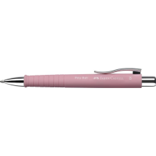 Faber-Castell Poly Ball nyomógombos rózsaszín golyóstoll - 0.5mm / Kék (241127) toll