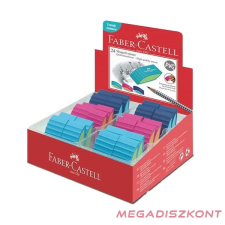 Faber-Castell Radír FABER-CASTELL Bicolor pvc mentes trendi színek radír