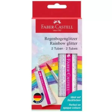 Faber-Castell : Ragasztó színes csillámokkal - 2 x 12 ml ragasztó