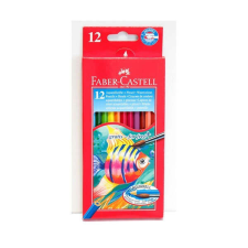 Faber-Castell Színes ceruza FABER-CASTELL Aquarell hatszögletű 12 db/készlet+ecset színes ceruza