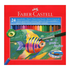 Faber castell Színes ceruza Faber-Castell Aquarelle 24-es készlet+ecset színes ceruza