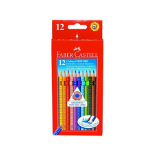 Faber-Castell Színes ceruza FABER-CASTELL Grip háromszögletű 12 db/készlet színes ceruza