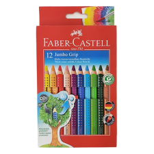 Faber-Castell Színes ceruza faber-castell jumbo grip háromszögletű 12 db/készlet színes ceruza