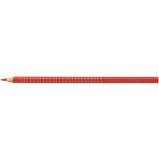 Faber-Castell Színes ceruza, háromszögletű, FABER-CASTELL "Grip 2001", piros színes ceruza