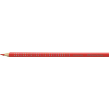 FABER-CASTELL Színes ceruza, háromszögletű, FABER-CASTELL "Grip 2001", piros színes ceruza