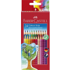 Faber-Castell Színes ceruza készlet, háromszögletű, FABER-CASTELL "Grip 2001", 24 különböző szín
