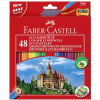 Faber-Castell Színes ceruza készlet hatszögletű 48 különböző szín