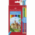 Faber-Castell Színes ceruza készlet, hatszögletű, FABER-CASTELL, 12 különböző szín + 3 db bicolor ceruza