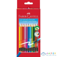 Faber-Castell : Színesceruza Szett Radírvéggel 12Db (Faber-Castell, 116612) színes ceruza