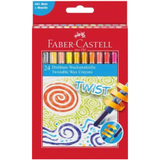 Faber-Castell : Twist zsírkréta szett 24db-os kréta