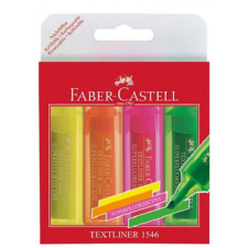 Faber-Castell : Újratölthető szövegkiemelő 1546 4db-os készlet filctoll, marker