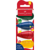 Faber-Castell Zsírkréta készlet, FABER-CASTELL "Marok", 4 különböző szín