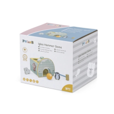  Fából készült behelyezhető és kalapácsos játék puzzle, kirakós