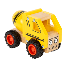  Fából készült cementkeverő autó fajáték