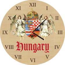 Fából készült falióra - Hungary 25 cm falióra