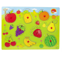  Fából készült gyümölcsös fa puzzle (BBI-7880-2) puzzle, kirakós