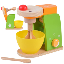 Fából készült játék mixer gyerekeknek, háztartási gépek #4118 konyhakészlet