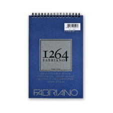 FABRIANO 1264 200g a5 20lapos spirálkötött fekete rajztömb 19100651 füzet